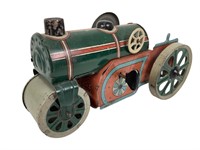 Orobr German Tin Plate Key Wind Steam Roller