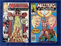 MASTERS OF THE UNIVERSE #1 & 3 1986 STAR COMICS