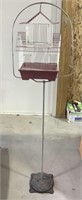 Bird cage w/ stand 66in tall