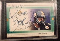 Jerome Bettis authentic Autographed Card