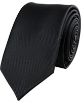 Skinny Tie Necktie with Stripe Textured 6 cm / 2.4