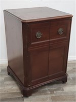 Hoffman radio cabinet on casters