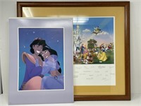 Two Disney Framed Prints