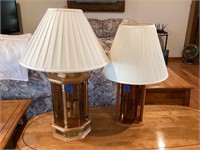 2- Table lamps