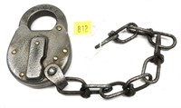N.Y. CRR lock with chain