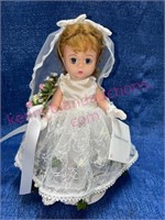 Madame Alexander Bride doll - 8in tall