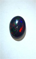 2.98 Ct Black Opal AAA Quality Very Nice