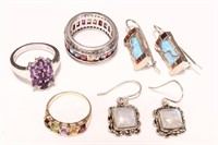 Quantity of Sterling Silver Jewellery Items,