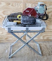 MK 10in Tile Saw w/ Stand and extra blades