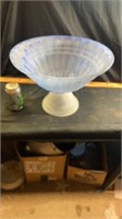 Large blue decorative bowl