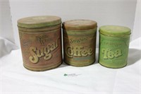 Sugar, Coffee & Tea Containers