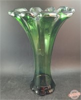 Green Blue Small Studio Glass Vase