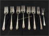(8) Sterling Silver Forks