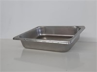 (2) Stainless Steel Buffet Tray