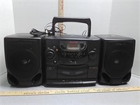 Magnavox Stereo boombox radio cassette CD player