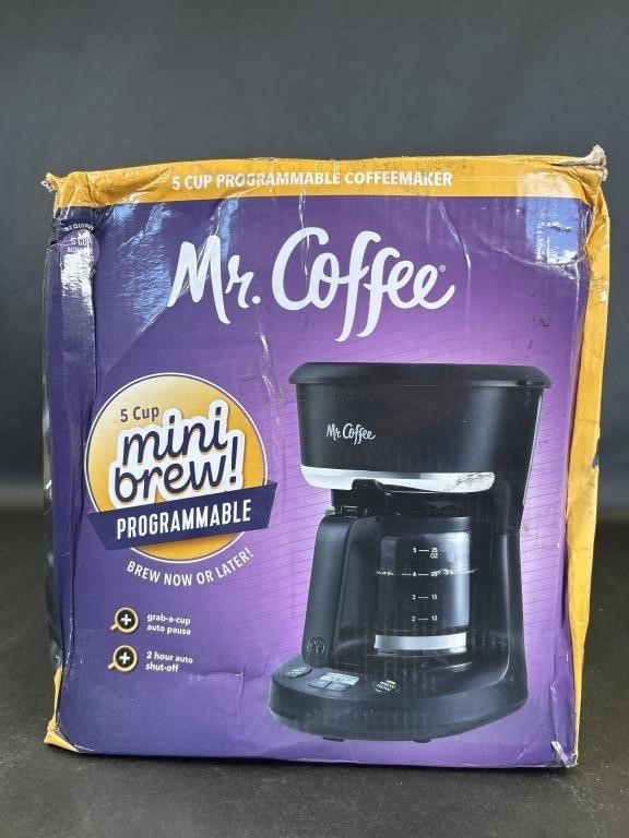 Mr. Coffee 5 Cup Mini Brew Programmable Machine