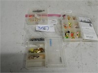 Jigs, weights, spinners and hooks