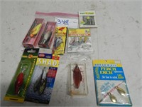 Large lures and jig rigs