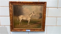 OIL ON CANVAS OF HORSE