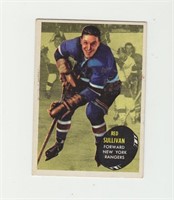 1961 Topps George Red Sullivan Hockey Card