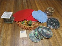 Potholders - Trinket Container - Coasters NO SHIP