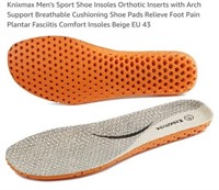 MSRP $12 Mens Shoe Insoles