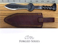 Rite edge forged series w/ leather sheath HS-4444