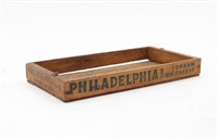 Antique Wooden Philadelphia Cream Cheese Box