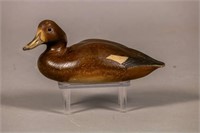 Lloyd Johnson Miniature Bluebill Hen Duck Decoy,