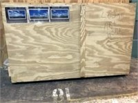 Wood Framed Art Storage Box