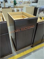 18" x 25" x 35" brown cabinet base
