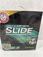 ARM AND HAMMER CLUMP AND SEAL SLIDE DAMAGED BOX