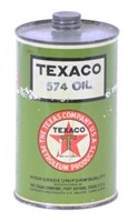 Texaco 574 Oil 1/4 Gallon Oil Can
