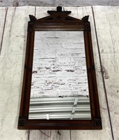 Vintage Wall Mirror w/ Inlaid Accents