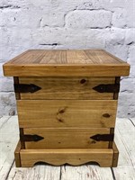 Rustic Storage End Table