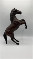 14" Leather Stallion Horse