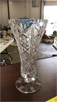 PRESSED CRYSTAL VASE