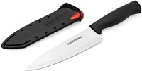 Farberware EdgeKeeper Chef's Knife, 6-Inch, Black