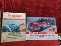 (2)Winston Racing posters.