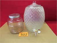 Pineapple Drink Dispenser / Barrel Jar