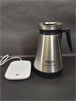 Elyss Coffee cup warmer, Moccamaster coffe pitcher
