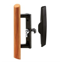 $31  3-1/2 in. Sliding Glass Door Handle Set, Blac