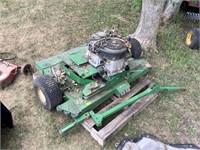 SWISHER PULL TYPE MOWER W/ 20 HP BRIGGS MOTOR