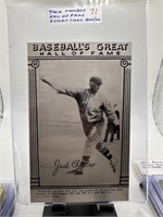 JACK CHESBRO HALL OF FAME BASEBALL EXHIBIT CARD