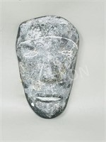 carved soapstone face- 7.5" long by Panana