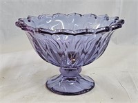 Vintage Neodymium Footed Bowl