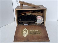 Esquire shoe care chest