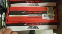 10 Piece Red Head Concrete Anchoring System