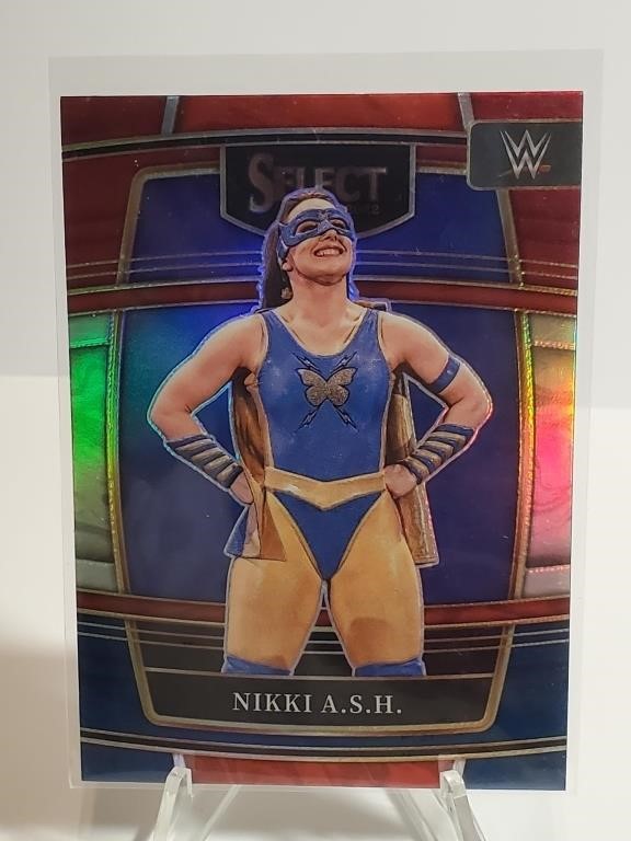 2022 Select WWE Concourse Red White Blue Nikki A.S