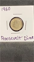 1960 Roosevelt Silver Dime US Coin
